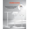 VEVOR Podium Stand, 43-Inch Acrylic Lectern, Portable Laptop Desk with Wide Reading Surface, Book Clips, Adjustable Angle, Transparent - 4 of 4