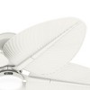 Hunter 52" Tropic View Ceiling Fan Matte White with Light Kit - Energy Efficient DC Motor for Indoor & Damp Rated Outdoor Use - 3 of 4