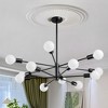 KAISITE 12-Light Mid-Century Sputnik Chandelier in Brushed Brass, A Dazzling Centerpiece for Grand Spaces - 4 of 4