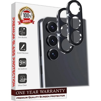 Entronix Clear Camera Lens Protector Compatible with Galaxy S25 - 2 Piece Combo