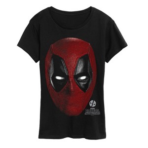 Women's - Marvel - Deadpool & Wolverine Oversized Face Short Sleeve Graphic T-Shirt - 1 of 4