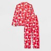 Kids' Disney Mickey Mouse & Friends 2pc Christmas Family Matching Pajama Set - Red - 2 of 3