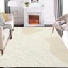 Washable Area Rugs for Living Room, Non Slip Low Pile  Rugs for Bedroom, Foldable Carpet Indoor Non-Shedding Floor Carpet for Office，Multiple size - 2 of 4