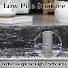 Non-Slip Washable Vintage Area Rug, Low-Pile Distressed Print Carpet for Living Room, Bedroom & Entryway – Stain-Resistant, Pet-Friendly - 4 of 4