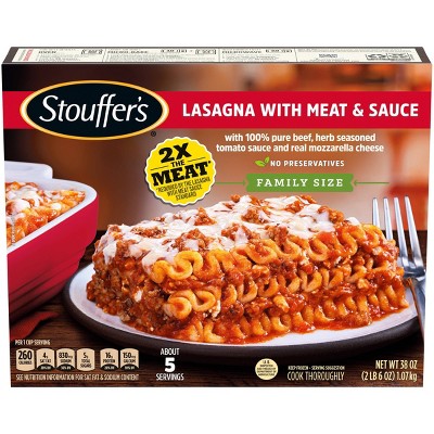 Stouffer's Frozen Lasagna with Meat & Sauce Family Size - 38oz
