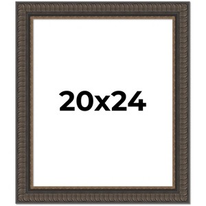 PosterPalooza | Museum Brown Picture Frame - UV Acrylic, Foam Board Backing, Hanging Hardware - 1 of 4