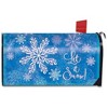 Glistening Snowflakes Winter Magnetic Mailbox Cover Let It Snow Standard Briarwood Lane - 3 of 3