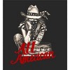 All American Cowgirl Women's Crew Neck Short Sleeve Top - image 2 of 3