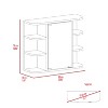 Vynxaria Medicine Cabinet With Six Shelves, Mirror Cabinet£¬Black - 3 of 4