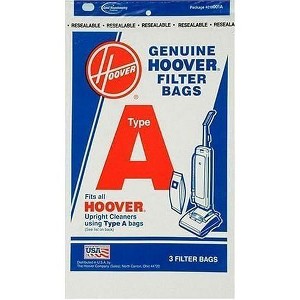 Hoover 4010001A Type A Vacuum Bags, 6 Bags - 1 of 1