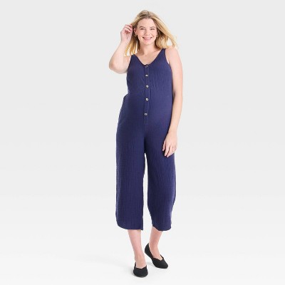 Gauze Maternity Jumpsuit - Isabel Maternity by Ingrid & Isabel™