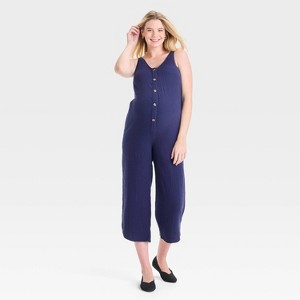 Gauze Maternity Jumpsuit - Isabel Maternity by Ingrid & Isabel™ - 1 of 3