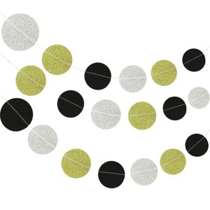 Wrapables 13ft Paper Circle Dot Garland Party Decorations (Set of 2) - 1 of 4