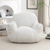 MAYEERTY Bean Bag Sofa with Filler Tufted Soft Filling Fluffy Lazy Chair Memory Foam for Dorm Apartment Living Room - 2 of 4