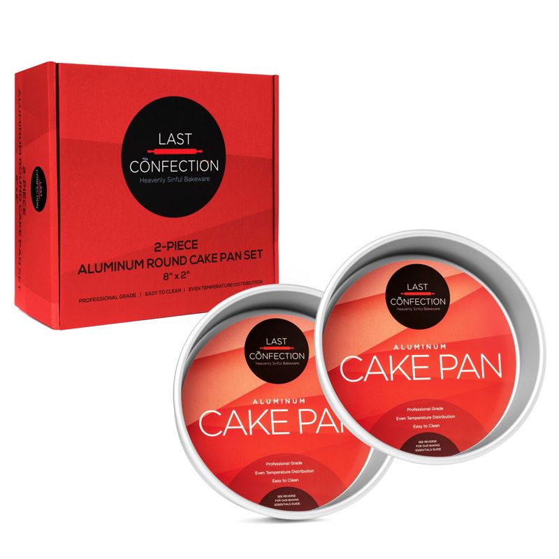 Last Confection 2pc Round Cake Pan Sets - Professional Bakeware, 3 of 8