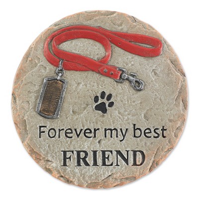 Concrete "Forever My Best Friend" Pet Memorial Stepping Stone - Zingz & Thingz