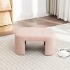 SEYNAR Modern Velvet Rectangle Accent Ottoman - 2 of 4