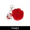 Unique Bargains Christmas Keychain with Double Ring and Lobster Clasp Alloy 2.76" 1 Pc - 2 of 4