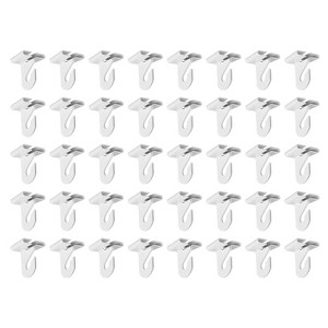 Unique Bargains Metal T-Bar Track Tiles Suspended Plants Utility Drop Ceiling Hooks - 1 of 4