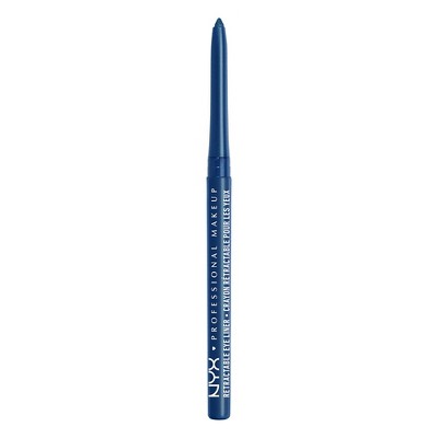 NYX Professional Makeup Retractable Long-lasting Mechanical Eyeliner Pencil - Deep Blue - 0.012oz