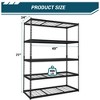 COZONY 5-Tier Garage Storage Shelves – Heavy Duty Metal Utility Rack with Adjustable Height for Basement & Workshop - 3 of 4