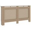 vidaXL Radiator Cover 59.8"x7.5"x32.1" MDF - 2 of 4