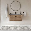 Area Rug Washable Medallion Rug Non Slip Non Shedding Traditional Floor Carpet Foldable Low Pile Thin Soft Distressed Accent Rug for Living Room - 3 of 4
