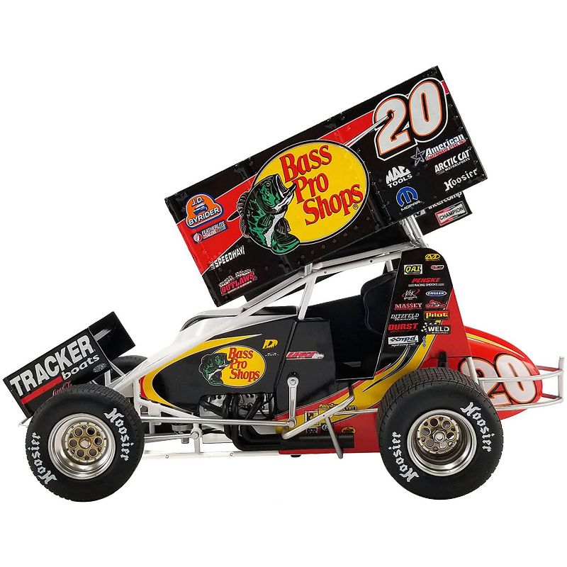 Winged Sprint Car #20 Danny Lasoski "Bass Pro Shops" "National Sprint Car Hall of Fame" 1/18 Diecast Model Car by ACME, 3 of 7