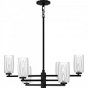 Quoizel Lighting Cunningham 6 - Light Chandelier in  Matte Black - 3 of 4