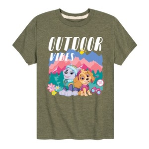 Boys' - Paw Patrol - Outdoor Vibes Short Sleeve Graphic T-Shirt - 1 of 4