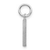 Black Bow Jewelry 14k White Gold, Julia Collection, Small Satin Block Initial N Pendant - 2 of 4