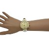 OLIVIA PRATT MULTICOLORED GOLD FACE LEATHER STRAP WATCH - 2 of 4