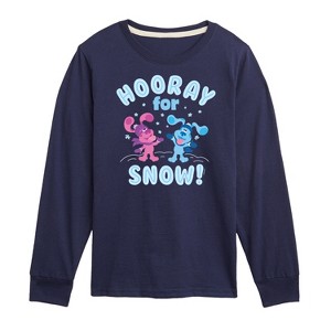 Boys' - Blue's Clues & You! - Hooray For Snow Long Sleeve Graphic T-Shirt - 1 of 4