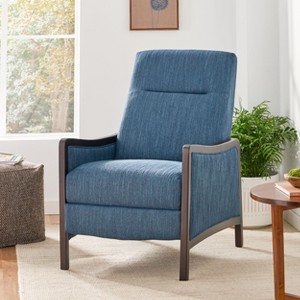 GDFStudio Drury Contemporary Fabric Upholstered Pushback Recliner - 1 of 4