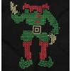 Ugly Christmas Stitch Pattern Elf Sweatshirt for Men or Women Brisco Brands - 2 of 4