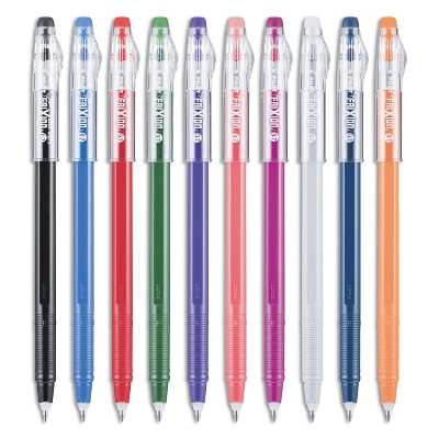 Pilot FriXion ColorSticks Erasable Gel Ink Pens Assorted 0.7 mm 10/Pack 32454