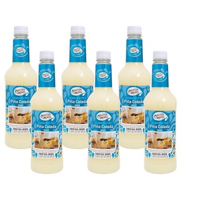 Master Of Mixes Pina Colada Mix - 6 pack, 33.8 fo