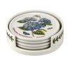 Portmeirion Botanic Garden Ceramic Coasters with Holder (Set of 4) - Assorted Floral Motifs - Porcelain Coasters, Dishwasher & Microwave Safe - 2 of 4