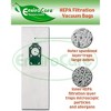Riccar SupraLite and Simplicity Freedom Upright Vacuums with Green Bag Holder HEPA Filtration Vacuum Cleaner bags 6 pack - 3 of 4