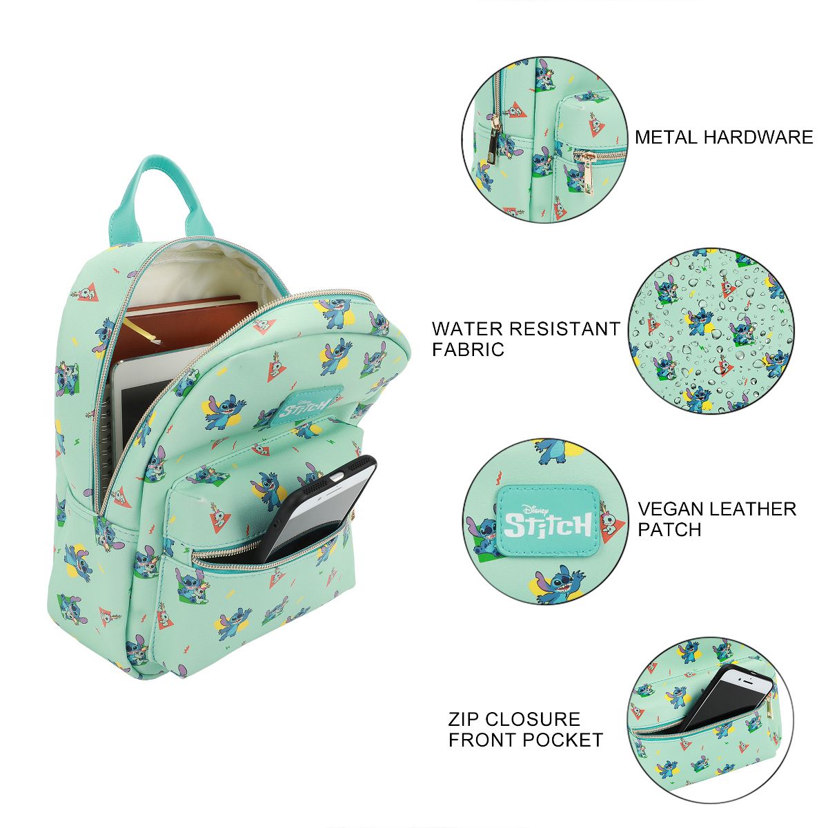 Disney's Stitch And Scrump All-Over Print 10.5" Mini Backpack - thumbnail 5