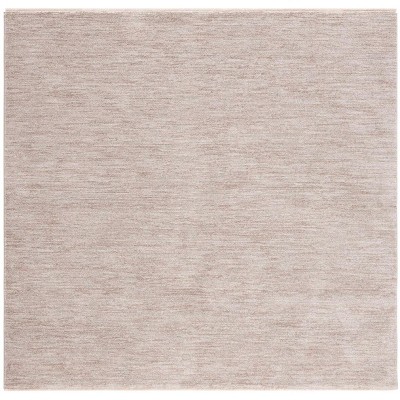 Lasa Beige 4' x 4' Square Synthetic Area Rug