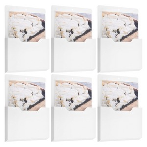 Unique Bargains Large Capacity Hanging Wall Magnetic File Holder 6 Pcs - 1 of 4