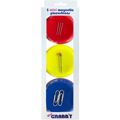 Grabbit Magnetic Pincushion W-50 Pins-Red