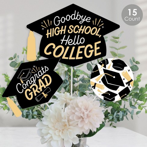 2024 Graduation Decorations, Graduation Centerpiece Sticks, Class of 2024,  Graduation Party Decoration, 2024 Picks, Graduation Decor 2024 