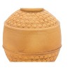 Bubbled Terra Cotta Vase – 8.75"H – Decorative Brown Vase for Tabletop By Melrose - 3 of 3