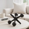 Sagebrook Home Metal Jacks Abstract Sculpture for Room, Bedroom or Office Decor, Aluminum - 3 of 4