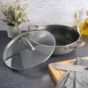 Gibson Cravings By Chrissy Teigen 5 Quart Enameled Aluminum Everyday Pan in Shadow with Silicone Handles - 2 of 4