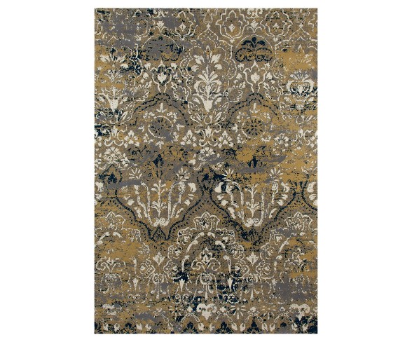 Yellow Classic Woven Area Rug - (8'X11') - Art Carpet