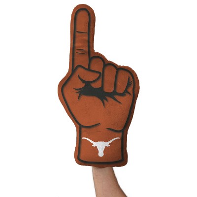 NCAA Texas Longhorns Plushlete Foam Finger Pillow