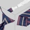 INSPIRE CHIC Men's Pre-tied Striped Adjustable Necktie - 3 of 4